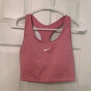 Pink Nike Sports Bra - Size L - no pads but pads not needed for support